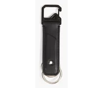 Leather keychain - Black