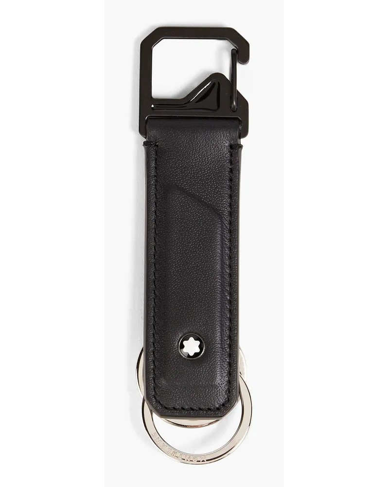 Montblanc Leather keychain - Black Black