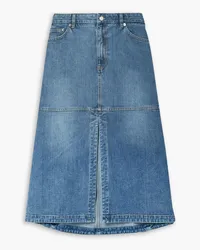 tibi Denim midi skirt - Blue Blue