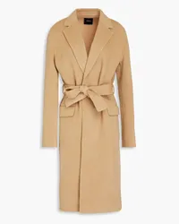 Theory Belted wool coat - Brown Brown