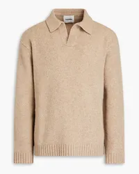 Nanushka Merino wool-blend polo sweater - Neutral Neutral