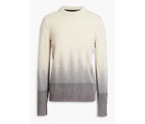Dégradé cashmere sweater - Neutral