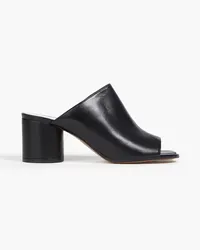 Maison Margiela Tabi leather mules - Black Black