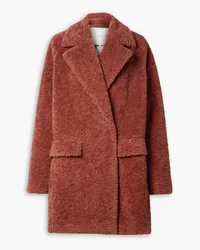 Lafayette148 Quade wool-blend fleece coat - Red Red