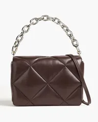 STAND Brynn quilted leather cross-body bag - Brown Brown