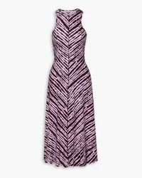 Proenza Schouler Tie-dyed stretch-jersey midi dress - Purple Purple