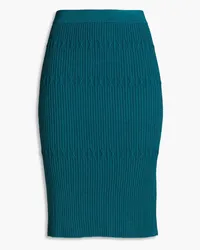 Diane von Furstenberg Cable-knit pencil skirt - Blue Blue