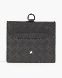 Montblanc Textured-leather cardholder - Black Black