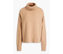 Cashmere-blend turtleneck sweater - Neutral