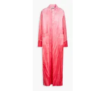 F.R For Restless Sleepers - Clemente dégradé cotton-poplin maxi shirt dress - Pink