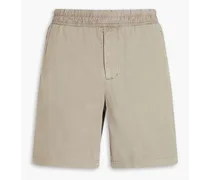 Cotton-blend shorts - Neutral
