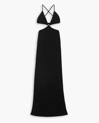 Zeynep Arcay Cutout jersey maxi dress - Black Black