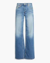 RE/DONE High-rise straight-leg jeans - Blue Blue