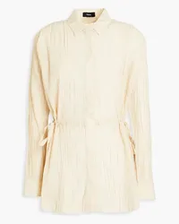 Theory Crinkled poplin shirt - Neutral Neutral