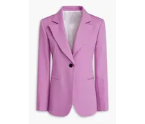 Wool-twill blazer - Purple