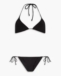 Norma Kamali Triangle bikini - Black Black