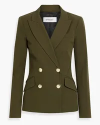 Derek Lam Ady double-breasted cotton-blend blazer - Green Green