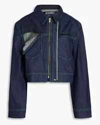 Jacquemus Cutout denim jacket - Blue Blue