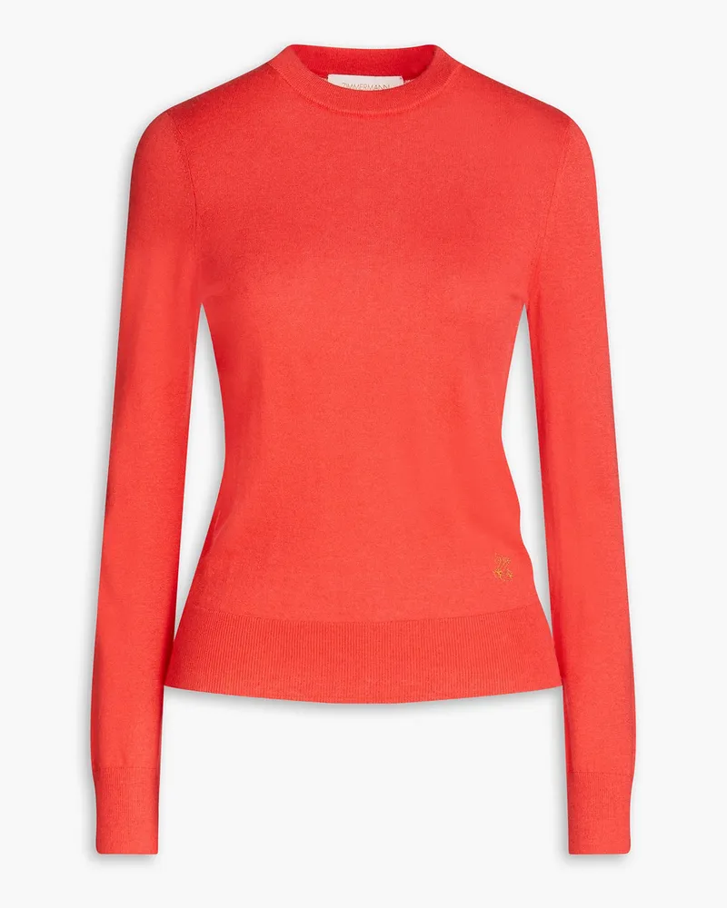 Zimmermann Cashmere sweater - Orange Orange