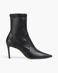 Stuart Weitzman Stuart 85 stretch-leather ankle boots - Black Black