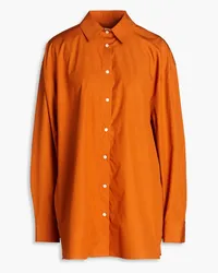 Loulou Studio Espanto cotton-poplin shirt - Orange Orange