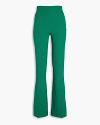 Safiyaa Alexa crepe flared pants - Green Green