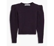Omahya brushed wool-blend sweater - Purple