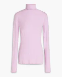 Emilio Pucci Stretch-jersey turtleneck top - Purple Purple