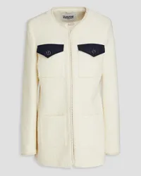 Claudie Pierlot Bouclé-tweed jacket - White White