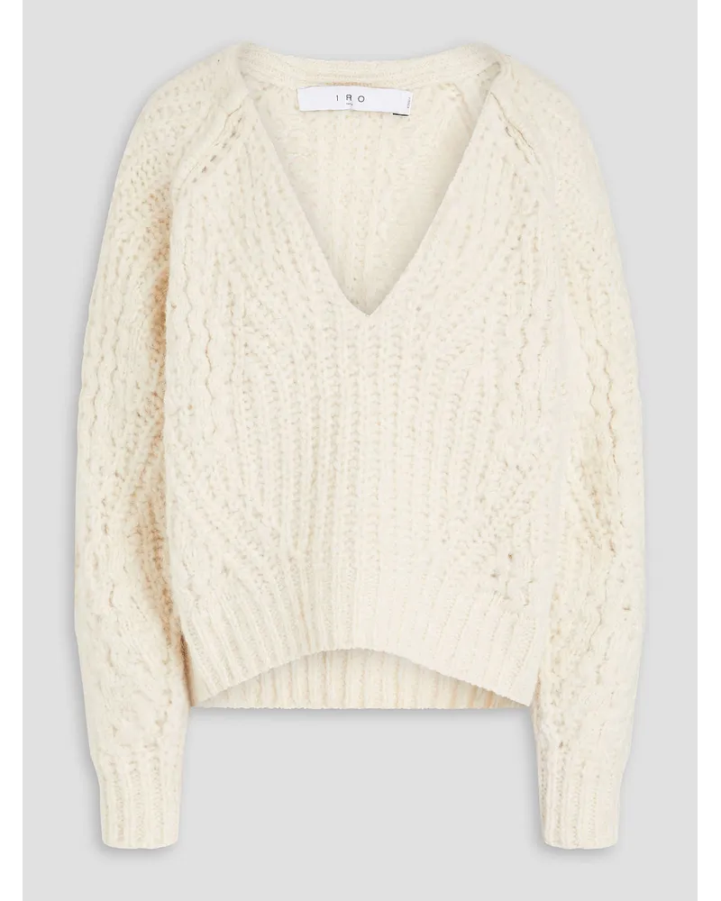 IRO Ribbed-knit sweater - White White