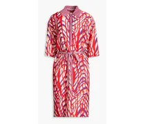 Printed woven dress - Red