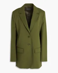 Alberta Ferretti Wool-blend twill blazer - Green Green