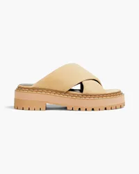 Proenza Schouler Suede slides - Neutral Neutral