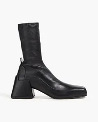 Jil Sander Stretch-leather ankle boots - Black Black