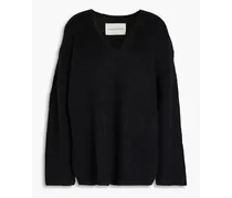 Dipoma brushed knitted sweater - Black