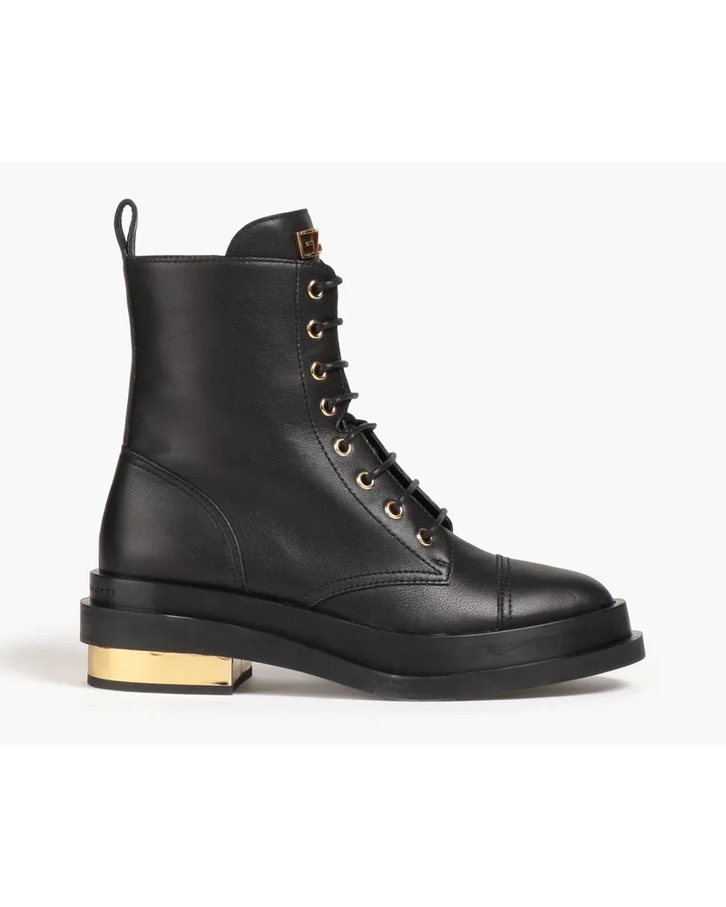 Giuseppe Zanotti Nevermind 20 leather ankle boots - Black Black