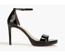 Patent-leather sandals - Black