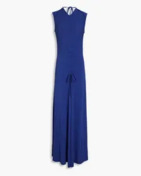 Paul Smith Ruched jersey maxi dress - Blue Blue