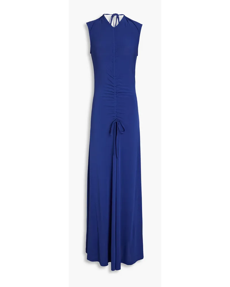 Paul Smith Ruched jersey maxi dress - Blue Blue