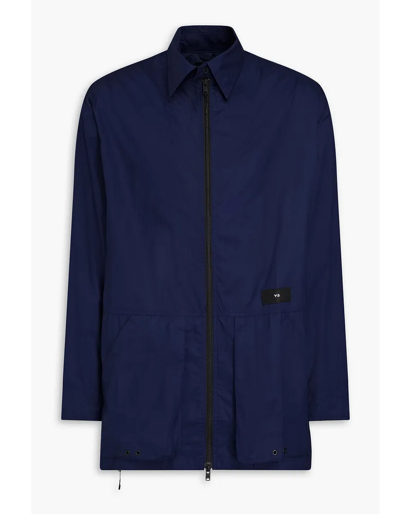 Y-3 Cotton-ripstop jacket - Blue Blue