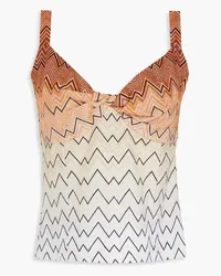 Missoni Twisted metallic knitted top - Neutral Neutral