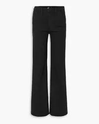 Mother The Roller Prep Heel high-rise flared jeans - Black Black