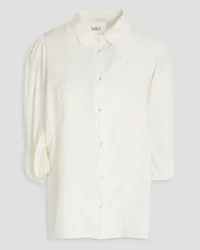 ba&sh Embroidered cotton-mousseline shirt - White White