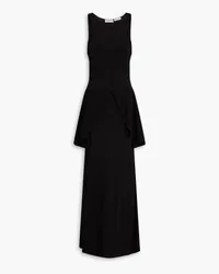 BITE Studios Petal jersey peplum maxi dress - Black Black