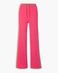 Balmain Rossignol ribbed merino wool-blend track pants - Pink Pink