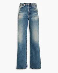 3x1 Faded high-rise straight-leg jeans - Blue Blue