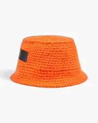 J.W.Anderson Knitted bucket hat - Orange Orange