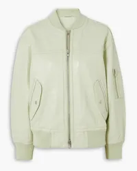 STAND Icon leather bomber jacket - Green Green