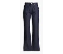 Yelo high-rise straight-leg jeans - Blue