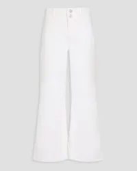 Frame Denim High-rise wide-leg jeans - White White